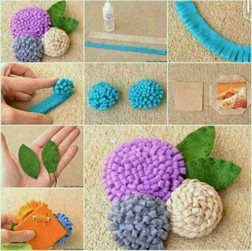 ایده های جذاب و ارزان قیمت تزیین دیوار پشت تلویزیون با استفاده از نمد 